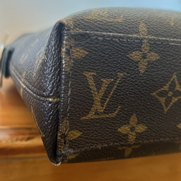 EUC LV Monogram Macassar Porte-Documents Jour Leather Bag - Picture 12 of 15